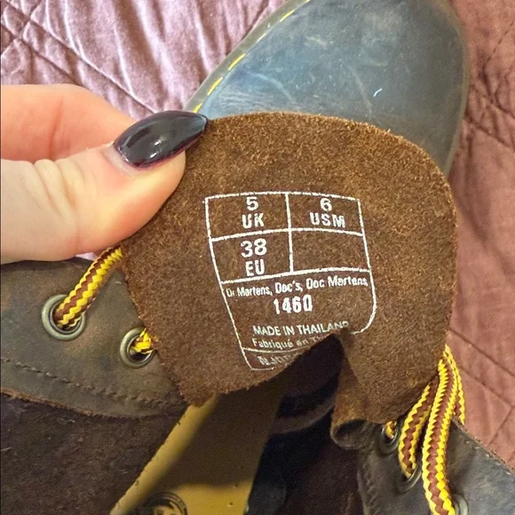 Brown Leather doc martens Boots - Picture 3 of 3